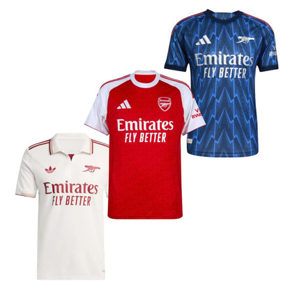 Arsenal Home Away Third 2025/26 Bundle