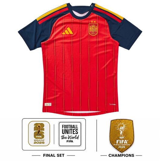 Spain Home 26/27 Jersey - Player Version World Cup Champion