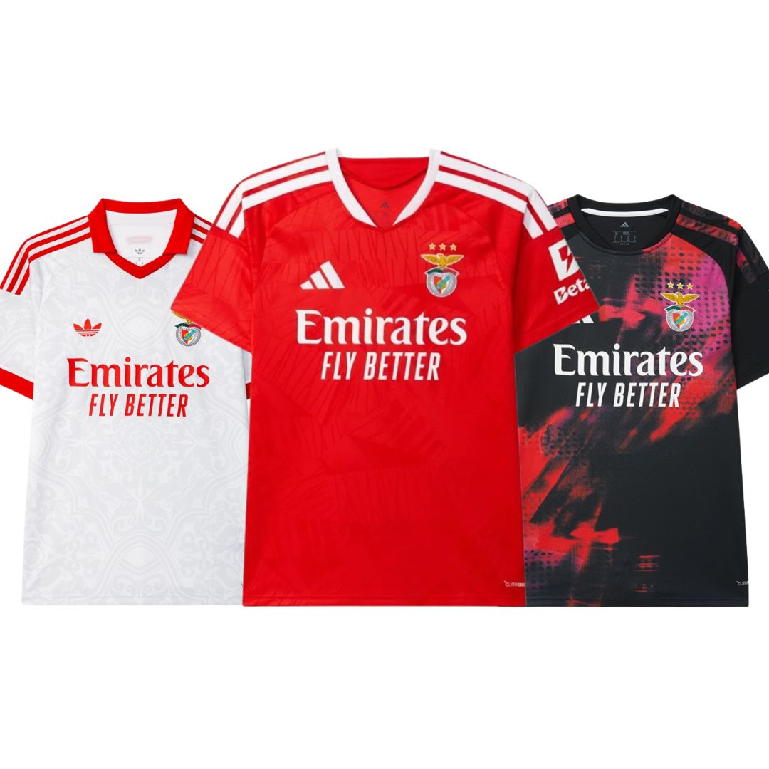Benfica Home, Away and Third 26/27 Jersey