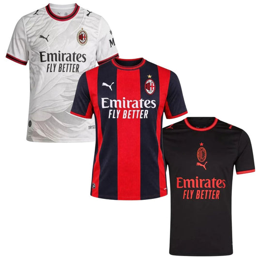 AC Milan Home, Away and Third 26/27 Bundle