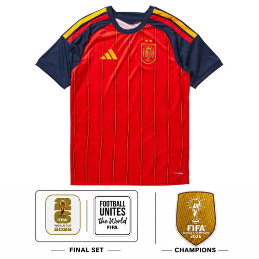 Spain Home 26/27 Jersey World Cup Champion