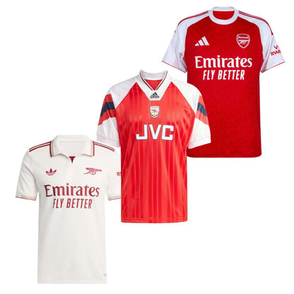 Arsenal Home Away Retro 2025/26 Bundle