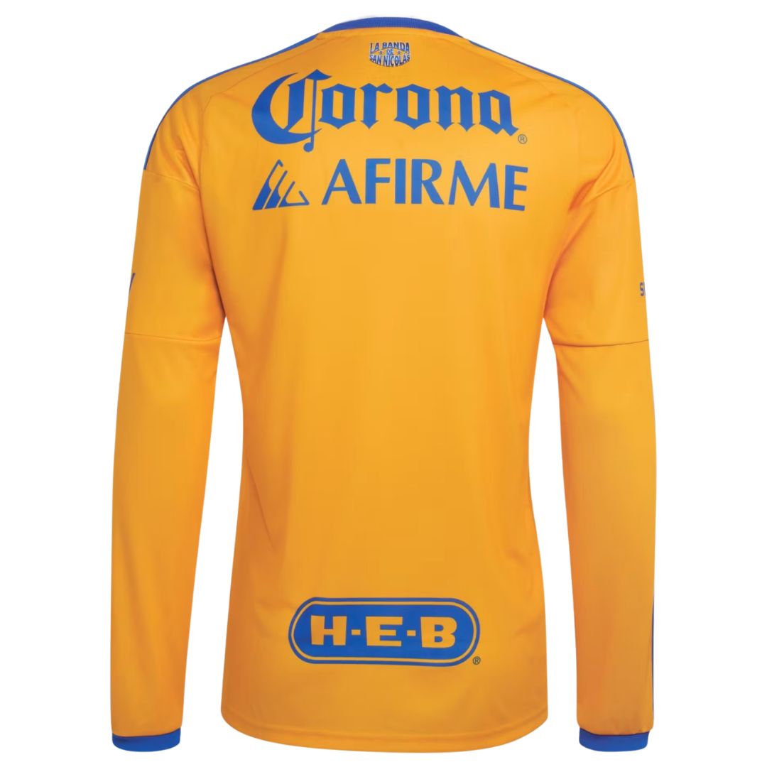 Tigres UANL Home 26/27 Jersey - Long Sleeve