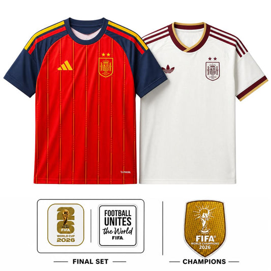 Spain Home and Away 26/27 Jersey World Cup Champion