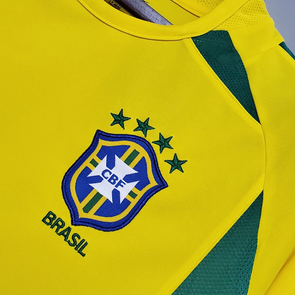 2002 Brazil Retro Jersey