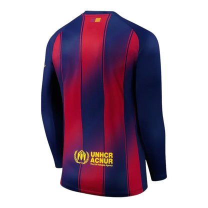 Barcelona Home 25/26 Jersey - Long Sleeve