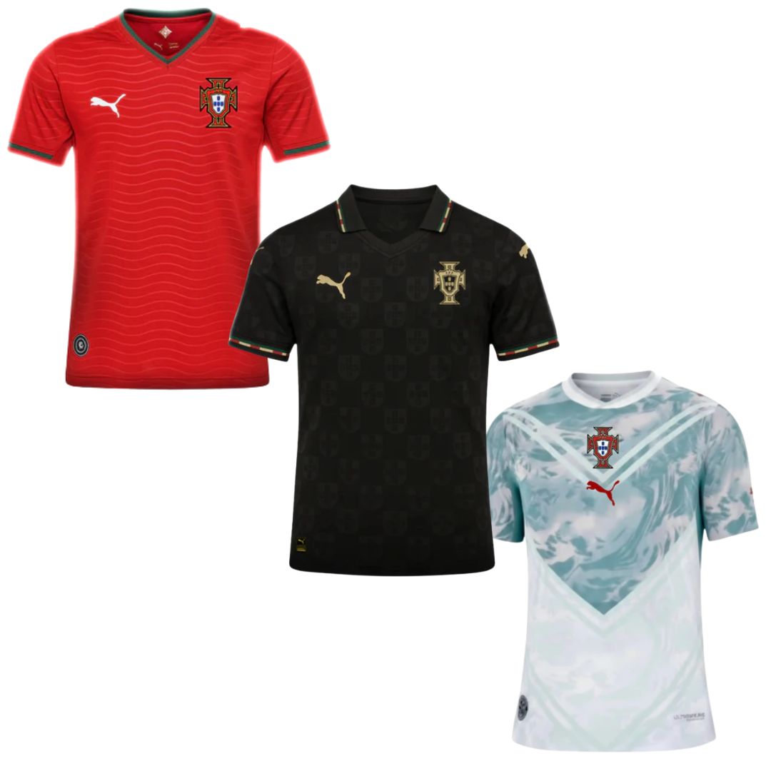 Portugal Home Away Third 2026/27 Bundle