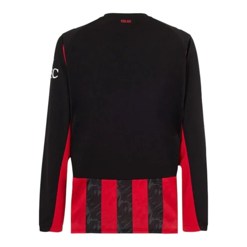 AC Milan Home 25/26 Jersey - Long Sleeve