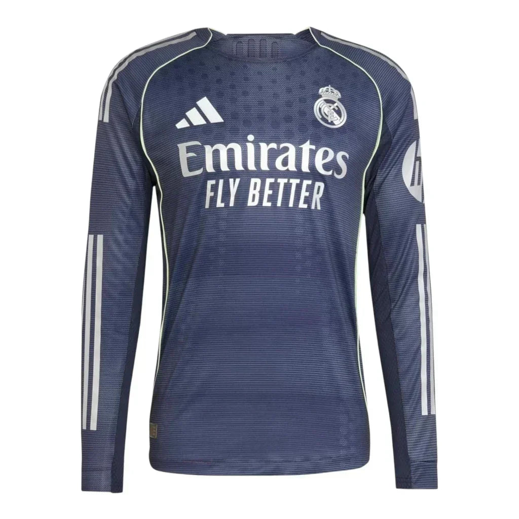 Real Madrid Away 25/26 Jersey - Long Sleeve