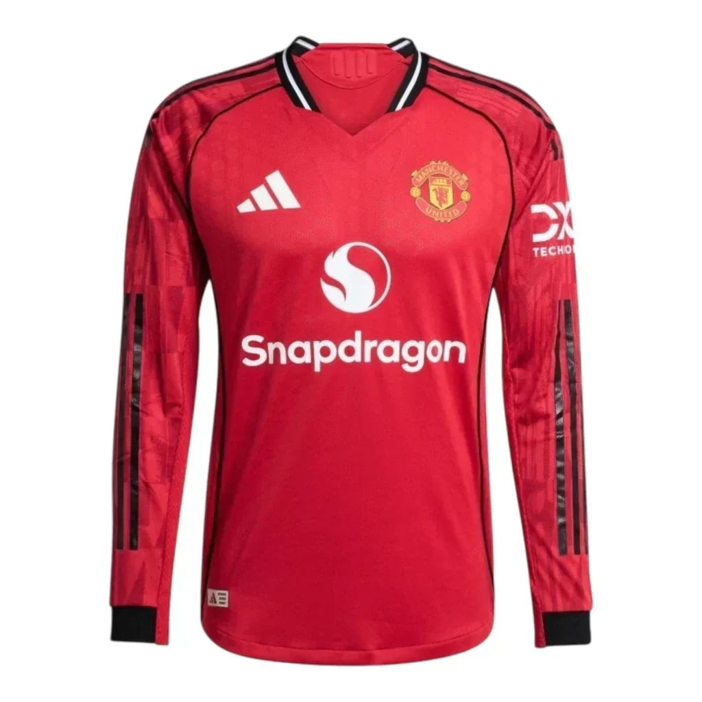 Manchester United Home 25/26 Jersey - Long Sleeve