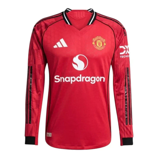 Manchester United Home 25/26 Jersey - Long Sleeve